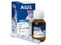 ACC per il trattamento della tosse umida in un bambino