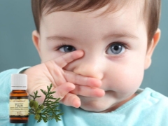 Thuja-Öl bei einer Erkältung bei Kindern