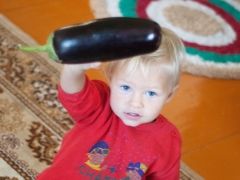 Vid vilken ålder kan aubergine ges till ett barn?