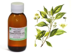 The use of camphor oil in the treatment of children