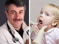Dr. Komarovsky about chronic tonsillitis in a child