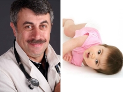 Dr. Komarovsky over hoe je een kind moet leren rollen van rug tot buik