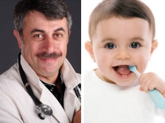 Dr. Komarovsky, 아이들의 치아에 관한 이야기