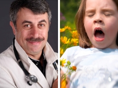 어린이의 알레르기에 대한 Dr. Komarovsky