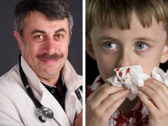 الدكتور كوماروفسكي حول سبب تدفق الدم من أنف الطفل