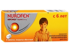 Çocuklar için Nurofen tabletleri