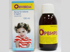 Orvirem for children: instructions for use