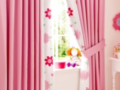 Curtains for a girls' room