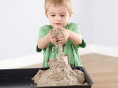Plasticine zand voor kinderen