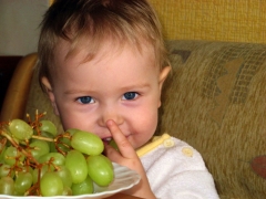 Vid vilken ålder kan du ge druvor till ett barn och vad ska man ta hänsyn till?