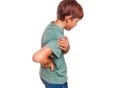 What should I do if my child has a backache and what causes pain?