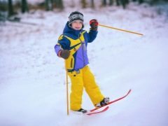 बच्चों की स्की: विविधता और चयन मानदंड