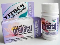 Vitamin kompleksleri Hamile kadınlar için Vitrum Prenatal
