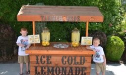 Företag från vaggan: Amerikanska barn handlade limonad och sparade för en lägenhet