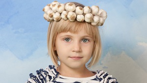 At what age can garlic be given to children?