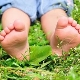 Plantaire wrat op het been van een kind