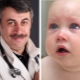 Dr. Komarovsky: wat te doen als de baby uit bed viel?