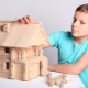 Wooden constructors House: a variety of models and features of choice