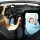 Có thể mang một đứa trẻ ở ghế xe ở ghế trước?