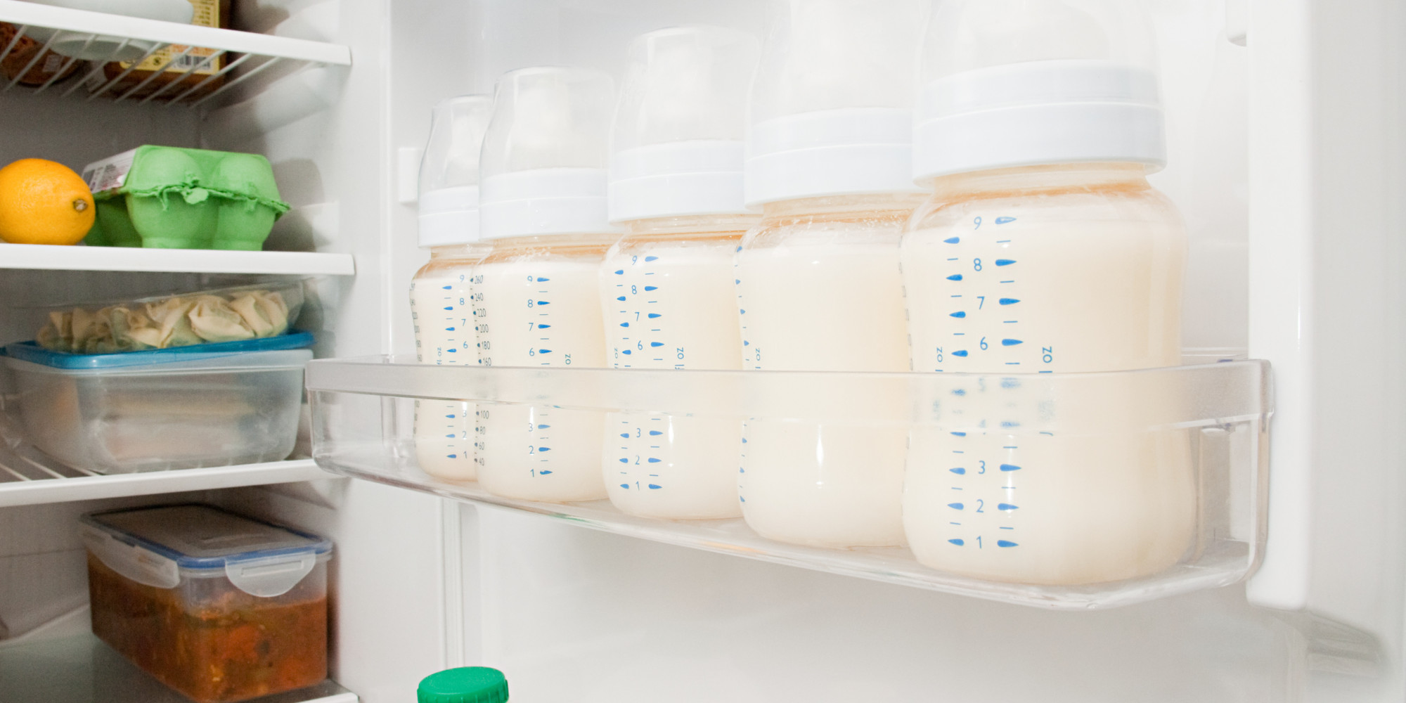 morsmelk i kjøleskap
