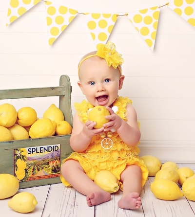 아기와 레몬