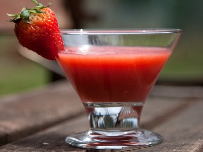 Strawberry jelly for children