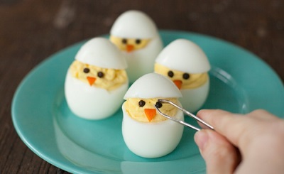 Edible egg crafts