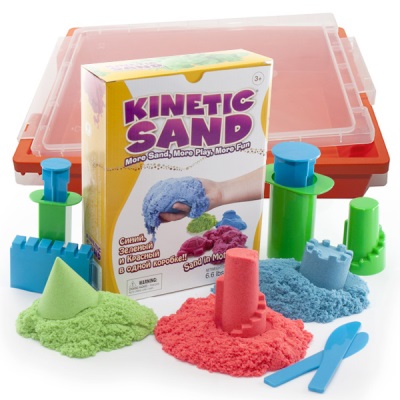 الرمال الحركية في الصندوق الرمل