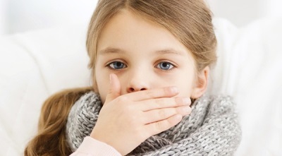 Urut parit batuk untuk kanak-kanak - tanda-tanda
