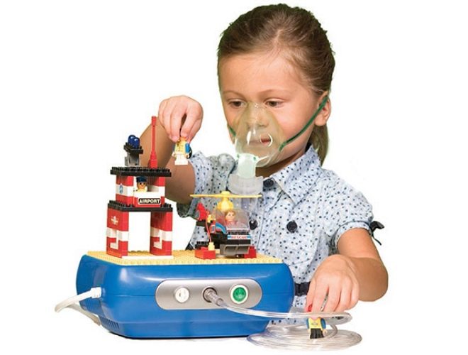 Nebulizers untuk kanak-kanak dalam bentuk mainan
